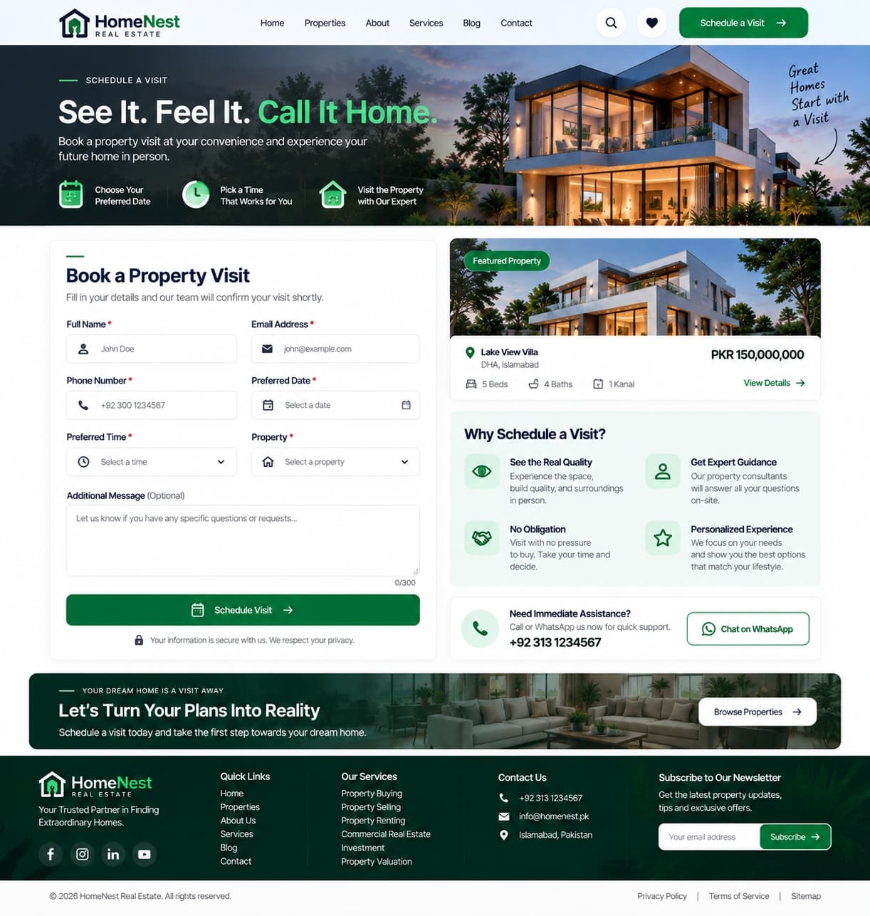 HomeNest Real Estate Website gallery image 7